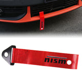 Brand New Nismo High Strength Red Tow Towing Strap Hook For Front / REAR BUMPER JDM