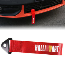 Load image into Gallery viewer, Brand New Ralliart High Strength Red Tow Towing Strap Hook For Front / REAR BUMPER JDM