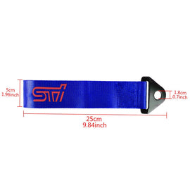Brand New Sti High Strength Blue Tow Towing Strap Hook For Front / REAR BUMPER JDM