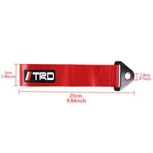 Load image into Gallery viewer, Brand New Trd High Strength Red Tow Towing Strap Hook For Front / REAR BUMPER JDM