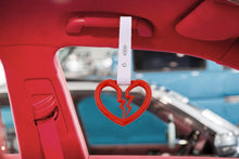 Load image into Gallery viewer, Brand New Broken Heart Red JDM TSURIKAWA Ring Subway Train Bus Handle Strap Charm Drift