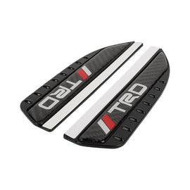 Brand New 2PCS Universal TRD Carbon Fiber Rear View Side Mirror Visor Shade Rain Shield Water Guard