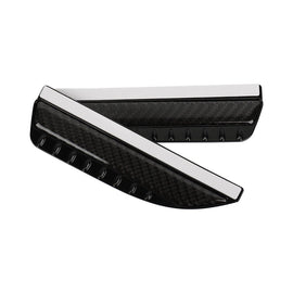Brand New 2PCS Universal Carbon Fiber Rear View Side Mirror Visor Shade Rain Shield Water Guard