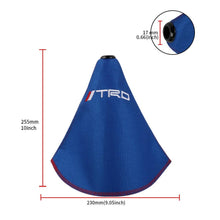 Load image into Gallery viewer, Brand New Trd Blue Hyper FABRIC Shift Boot Cover MT/AT Car Universal