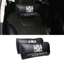 Load image into Gallery viewer, Brand New 2PCS Embroidery JP Junction Produce Vip Car Neck Rest Pillow Headrest Cushion