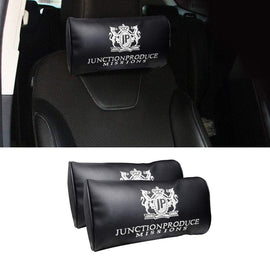Brand New 4PCS Embroidery JP Junction Produce Vip Car Neck Rest Pillow Headrest Cushion