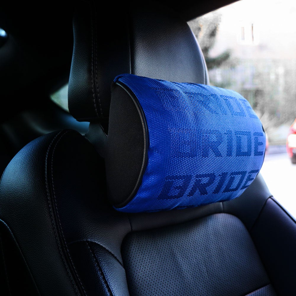 Brand New 1PCS JDM Bride Blue Gradation Neck Headrest pillow Fabric Racing Seat Material NEW