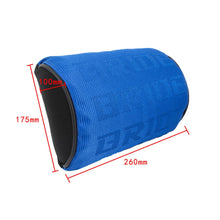 Load image into Gallery viewer, Brand New 1PCS JDM Bride Blue Gradation Neck Headrest pillow Fabric Racing Seat Material NEW
