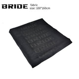 BRAND NEW Full Black JDM Bride Fabric Cloth For Car Seat Panel Armrest Decoration 1M×1.6M