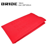 BRAND NEW Full Red JDM Bride Fabric Cloth For Car Seat Panel Armrest Decoration 1M×1.6M
