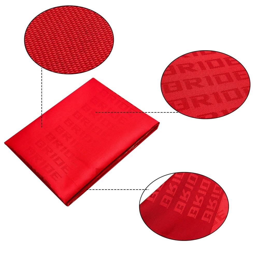 BRAND NEW Full Red JDM Bride Fabric Cloth For Car Seat Panel Armrest Decoration 1M×1.6M