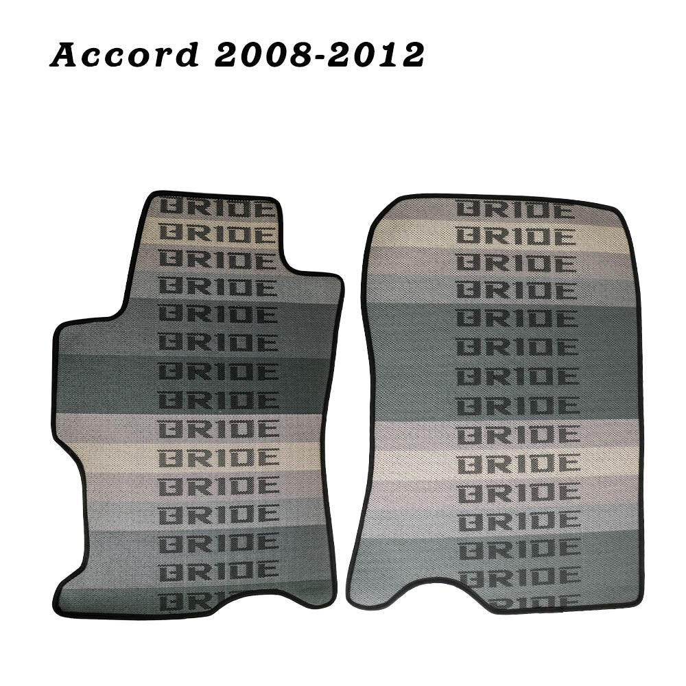 BRAND NEW 2008-2012 Honda Accord Bride Fabric Custom Fit Floor Mats Interior Carpets LHD