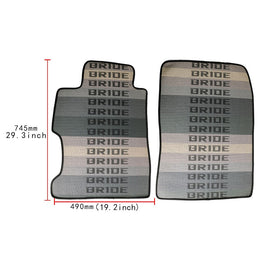 BRAND NEW 2012-2015 Honda Civic Bride Fabric Custom Fit Floor Mats Interior Carpets LHD