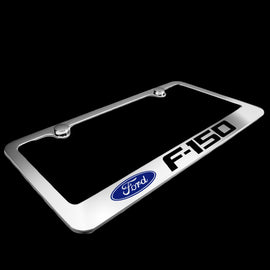 Brand New 1PCS F150 Chrome Plated Brass License Plate Frame Officially Licensed