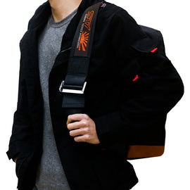 Brand New JDM STI Bride Racing Black Harness Adjustable Shoulder Strap Back Pack