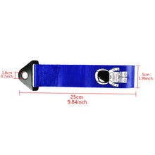 Load image into Gallery viewer, Brand New Asimo Race High Strength Blue Tow Towing Strap Hook For Front / REAR BUMPER JDM