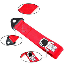 Load image into Gallery viewer, Brand New Asimo Race High Strength Red Tow Towing Strap Hook For Front / REAR BUMPER JDM