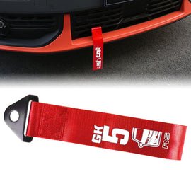 Brand New Honda Fit GK5 Race High Strength Red Tow Towing Strap Hook For Front / REAR BUMPER JDM