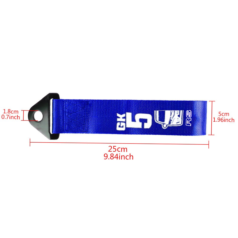 Brand New Honda Fit GK5 Race High Strength Blue Tow Towing Strap Hook For Front / REAR BUMPER JDM