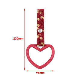 Brand New Heart Red JDM TSURIKAWA Ring Subway Train Bus Handle Strap Charm Drift