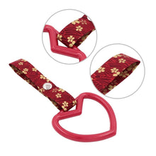 Load image into Gallery viewer, Brand New Heart Red JDM TSURIKAWA Ring Subway Train Bus Handle Strap Charm Drift