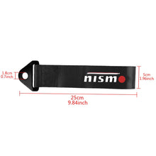 Load image into Gallery viewer, Brand New Nismo High Strength Black Tow Towing Strap Hook For Front / REAR BUMPER JDM