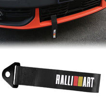 Load image into Gallery viewer, Brand New Ralliart High Strength Black Tow Towing Strap Hook For Front / REAR BUMPER JDM