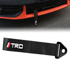 Brand New TRD High Strength Black Tow Towing Strap Hook For Front / REAR BUMPER JDM