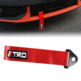 Brand New Trd High Strength Red Tow Towing Strap Hook For Front / REAR BUMPER JDM