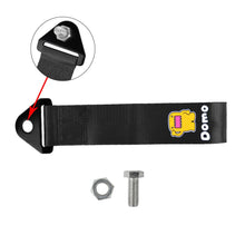 Load image into Gallery viewer, Brand New Domo High Strength Black Tow Towing Strap Hook For Front / REAR BUMPER JDM