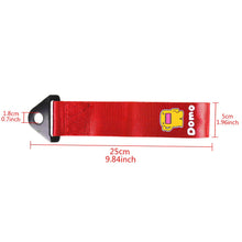 Load image into Gallery viewer, Brand New Domo High Strength Red Tow Towing Strap Hook For Front / REAR BUMPER JDM