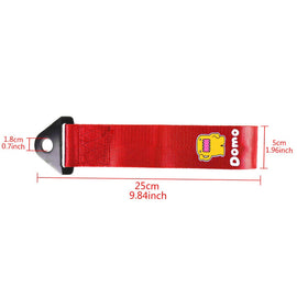 Brand New Domo High Strength Red Tow Towing Strap Hook For Front / REAR BUMPER JDM
