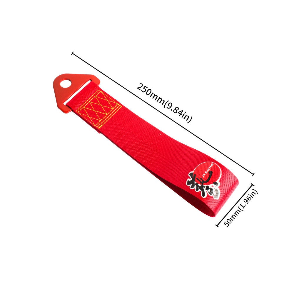 Brand New J's Racing High Strength Red Tow Towing Strap Hook For Front / REAR BUMPER JDM