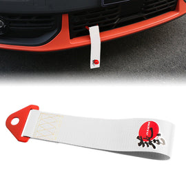 Brand New J's Racing High Strength White Tow Towing Strap Hook For Front / REAR BUMPER JDM