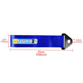 Brand New Spoon Sports High Strength Blue Tow Towing Strap Hook For Front / REAR BUMPER JDM