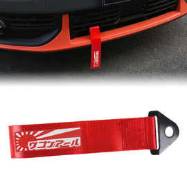 Brand New Jdm Raising Sun High Strength Red Tow Towing Strap Hook For Front / REAR BUMPER JDM