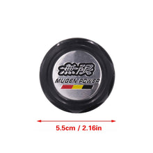 Load image into Gallery viewer, Brand New Jdm Mugen Emblem Brushed Black Engine Oil Filler Cap Badge For Honda / Acura