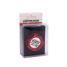 Brand New Jdm Mugen Emblem Brushed Red Engine Oil Filler Cap Badge For Honda / Acura