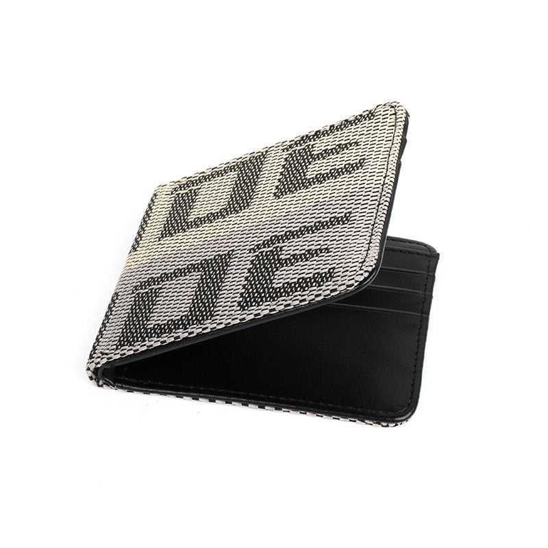 Bride Wallet Racing Brand New JDM Bride Custom Stitched Racing Fabric Bifold Wallet Leathe ...