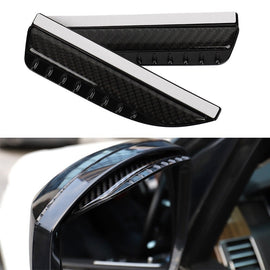 Brand New 2PCS Universal Carbon Fiber Rear View Side Mirror Visor Shade Rain Shield Water Guard