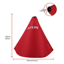 Load image into Gallery viewer, Brand New Nismo Red Hyper FABRIC Shift Boot Cover MT/AT Car Universal