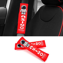 Load image into Gallery viewer, Brand New 2PCS JDM Red Asimo Racing Logo Embroidery Seat Belt Cover Shoulder Pads New