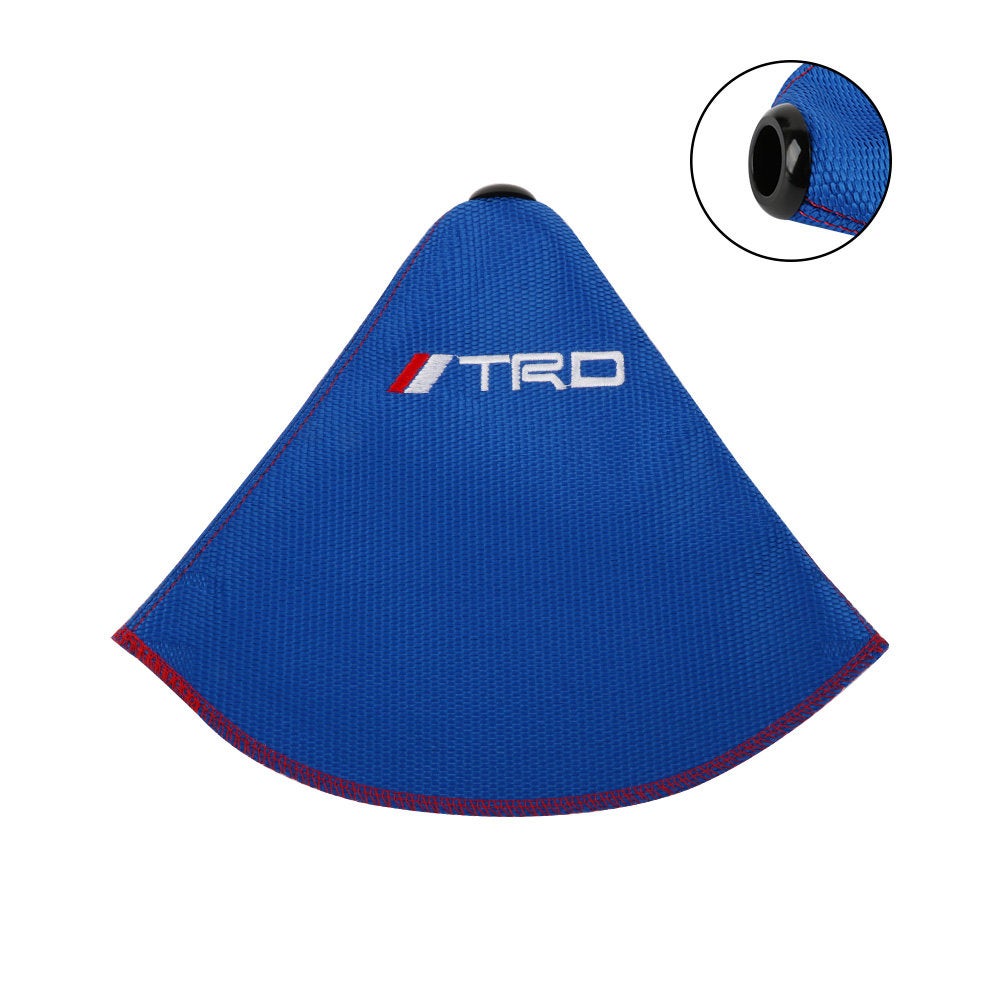 Brand New Trd Blue Hyper FABRIC Shift Boot Cover MT/AT Car Universal