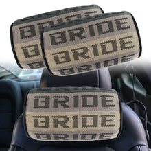 Load image into Gallery viewer, Brand New 2PCS JDM Bride Gradation Neck Headrest pillow Fabric Racing Seat Material NEW