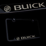 Brand New 1PCS Buick Black Stainless Steel License Plate Frame Officially Licensed