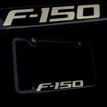 Load image into Gallery viewer, Brand New 1PCS F150 Black Stainless Steel License Plate Frame Officially Licensed