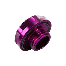 Load image into Gallery viewer, Brand New Jdm Purple Engine Oil Cap With Real Carbon Fiber Mugen Sticker Emblem For Honda / Acura