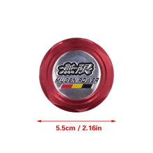 Load image into Gallery viewer, Brand New Jdm Mugen Emblem Brushed Red Engine Oil Filler Cap Badge For Honda / Acura