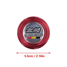 Load image into Gallery viewer, Brand New Jdm Mugen Emblem Brushed Red Engine Oil Filler Cap Badge For Honda / Acura