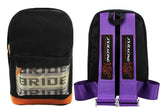 Brand New JDM J'S Racing Bride Racing Purple Harness Adjustable Shoulder Strap Back Pack